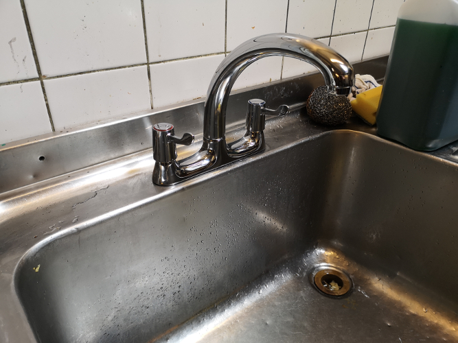 new lever tap fitted